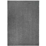 Mainstays Traditional Solid Gray Shag Indoor Area Rug, 5' X 7'. Fixed Price $29.87.
