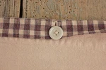 Antique Pillow Cover Plaid Fabric Cotton Homespun Material 19TH Century Kelsch. Fixed Price $51.00.
