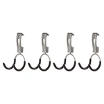 Rubbermaid Universal Metallic Fasttrack Hanging Garage Hook Organizers (4 Pack). Fixed Price $33.99.