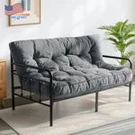6" Futon Mattress Full Size Tufted Sofa Couch Bed With Twisted Rope Design. Fixed Price $186.99.