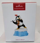 Hallmark Chilly Trills - Penguin With Flute Magic Sound Keepsake Ornament 2022. Fixed Price $19.79.