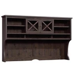 Sauder Costa Engineered Wood 2 Door Credenza Desk Hutch Coffee Oak. Fixed Price $154.95.