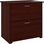 Bush Furniture Cabot Lateral File Cabinet Harvest Cherry, 2 Drawers. Fixed Price $481.99.