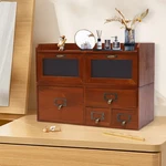 Desktop Organizing Cabinet, Supplies Organizer, Vintage Drawers For. Fixed Price $62.75.