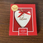 Lenox Expressions From The Heart Love Ornament With Dangle 853716. Fixed Price $15.00.