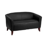 Flash Furniture Hercules Imperial Series Black Leather Love Seat 111-2-BK-GG. Fixed Price $879.99.