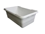Channel Manufacturing L815-W 15.75" X 23.75" 8.5" Plastic White Bus Bin. Fixed Price $28.26.