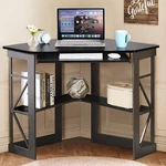 Triangle Corner Computer Desk Small Spaces Home Office Laptop Work Table. Fixed Price $109.99.