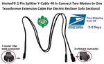 Lift Chair Power Supply 2 Pin Splitter Y-cable For Okin Limoss Recliner. Fixed Price $11.99.