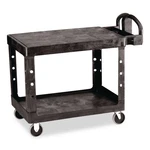 Rubbermaid Flat Utility Cart 2SHELF 25.25WX44DX38.13H Black FG452500BLA. Fixed Price $312.61.