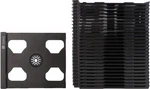 (25) Black Disc Capacity Slimline Smart Tray Dvd Media Storage - CD2R80SMDG. Fixed Price $25.99.