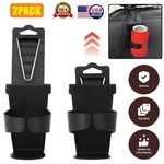 2X Universal Car Auto Truck Cup Holders Seat Back Drink Bottle Door Mount Stand. Fixed Price $10.43.