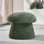 Mushroom Ottoman Storage Stool Compact Footrest Durable Boucle Fabric Home Decor. Fixed Price $103.41.