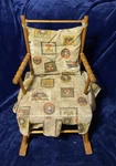 Vintage Rustic Mini Child Doll Wood Rocking Chair Spindles Colonial/traditional. Fixed Price $86.49.