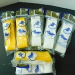 5 New Frost King PW17 Weather-proof Lawn Furniture Re-webbing White Yellow. Fixed Price $28.00.