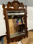 Vintage (1977) American Drew Cherry Chippendale Style Wall Mirror Orig. Owner. Fixed Price $320.00.