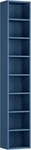 8-TIER Slim Media Tower Rack With Adjustable Shelves For Home Office, Blue. Fixed Price $149.99.