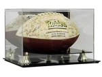 Saf-t-gard Deluxe Acrylic Football Mirror Back Gold Riser Display Case AD04. Fixed Price $27.95.