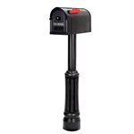 Postal Pro Madison Mailbox And Kit Black Combo Set. Fixed Price $53.90.