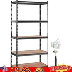 Heavy Duty Storage Shelf Adjustable 5 Tier Steel Rack Organize Garage Kitchen. Fixed Price $59.10.