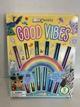 Color Mania Good Vibes Colouring Set 30 Pages Brush Tip & Fineliner Markers New. Fixed Price $15.00.