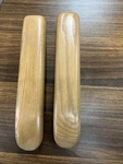 Real Wood Arm Rest Chromcraft C188 Caster Chair Pair. Fixed Price $37.00.