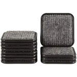 1 3/4" Square Carpeted Bottom Furniture Caster Cups, Protect Hardwood Floors,.... Fixed Price $14.00.