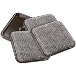 Softtouch 1/2 Square Carpet Bottom Caster Cups, Brown/gray (4 Pack) Furniture. Fixed Price $6.50.
