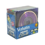 Verbatim Pocket Cd-r 10 Pack Color Mini Discs New & Sealed 21 185MB W/c. Fixed Price $19.99.