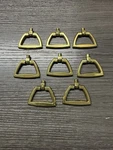 8 Vintage Keeler Kbc Drawer Door Pull Triangle Solid Brass Single Hole (17). Fixed Price $30.00.