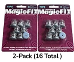 Magic Sliders 24524 Fit 55''-70'' Round 2-PACK (16 Total ) New. Fixed Price $16.99.