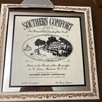 Southern Comfort Mirrored Bar Sign. Fixed Price $10.80.