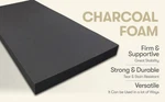 Foamtouch Variety Sizes Of Charcoal High Density Upholstery Cushion Sheets. Fixed Price $42.99.