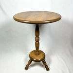 Vtg Ethan Allen Heirloom Maple Nutmeg Round Plant Stand Leg 8300 PLT7 15X23.5. Fixed Price $149.99.