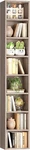 8-TIER Media Tower Rack, Slim Storage Cabinet For Cd Dvd Books, Oak. Fixed Price $110.11.