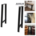 Industrial Black Table Desk Legs Heavy Duty Furniture 16"-32" 2PCS. Fixed Price $81.89.