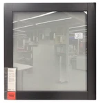 New Ikea Sindvik Glass Door Black-brown/clear 60X64 Cm (23 X25 ") 002.963.13. Fixed Price $43.13.