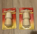 X2 Super Sliders By Waxman Rubber Chair Leg Tip (2 Piece), 1-1/4" White 4418. Fixed Price $9.60.