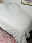 Siscovers Twin Size Aqua White Ticking Stripe Duvet And Insert. Fixed Price $22.79.