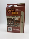 Earthquake Hold Furniture Safety Straps Beige Model # 4163 - New. Fixed Price $5.99.