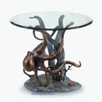 Octopus Seagrass End Side Table Sculpture Coastal Free Shipping Spi Home 34622. Fixed Price $990.00.