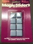 Magic Sliders Adhesive Floor 15/16" Square 8-PACK #08024 New. Fixed Price $9.00.