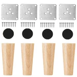 Nature Wood Furniture Leg 6 Inch 4 Pcs Round Sofa Feet Replacement Cabinet. Fixed Price $32.04.