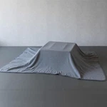 Ken Japan Kotatsu Blanket Dark Gray Square Polyester Reversible 74.8"L X 74.8"W. Fixed Price $70.00.