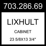 Ikea Lixhult Cabinet Metal/gray 23 5/8X13 3/4" 703.286.69. Fixed Price $179.99.