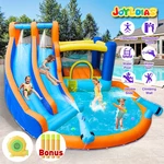 Double Water Slides Inflatable Bouncer House Play Castle Fun Jumping,splash Pool. Fixed Price $336.99.