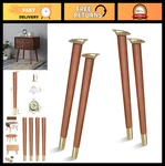 16" Table Legs - Set Of 4 Premium Wooden Furniture For Desk, Bench,. Fixed Price $60.99.