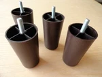 4" Furniture Feet For Sofa, Loveseat, Chair, Set 8 Legs Includes Hardware. Fixed Price $21.50.