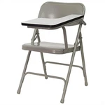 Pemberly Row Premium Steel Folding Chair With Left Hand Tablet Arm. Fixed Price $106.73.