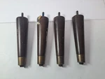 Vintage Mid Century Modern Wooden Sofa Legs. Fixed Price $44.00.